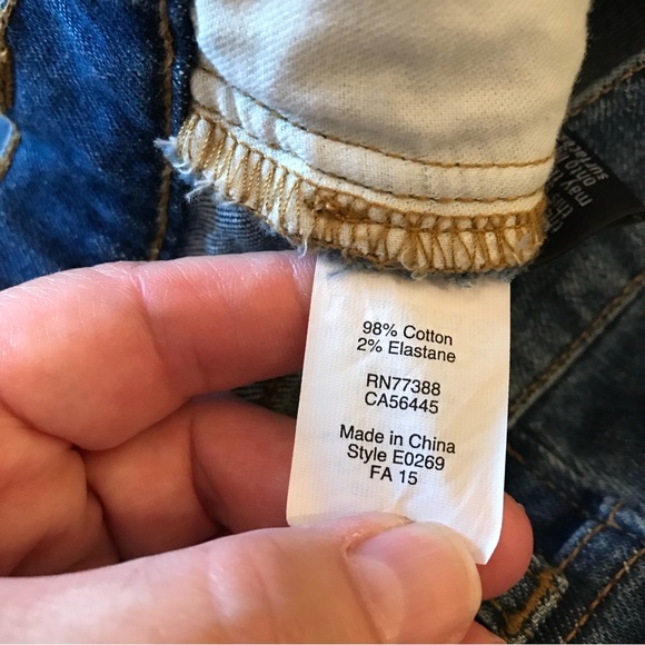 Madewell Distressed Slim Boyfriend Jeans,  Size 32, NWOT - Picture 6 of 7